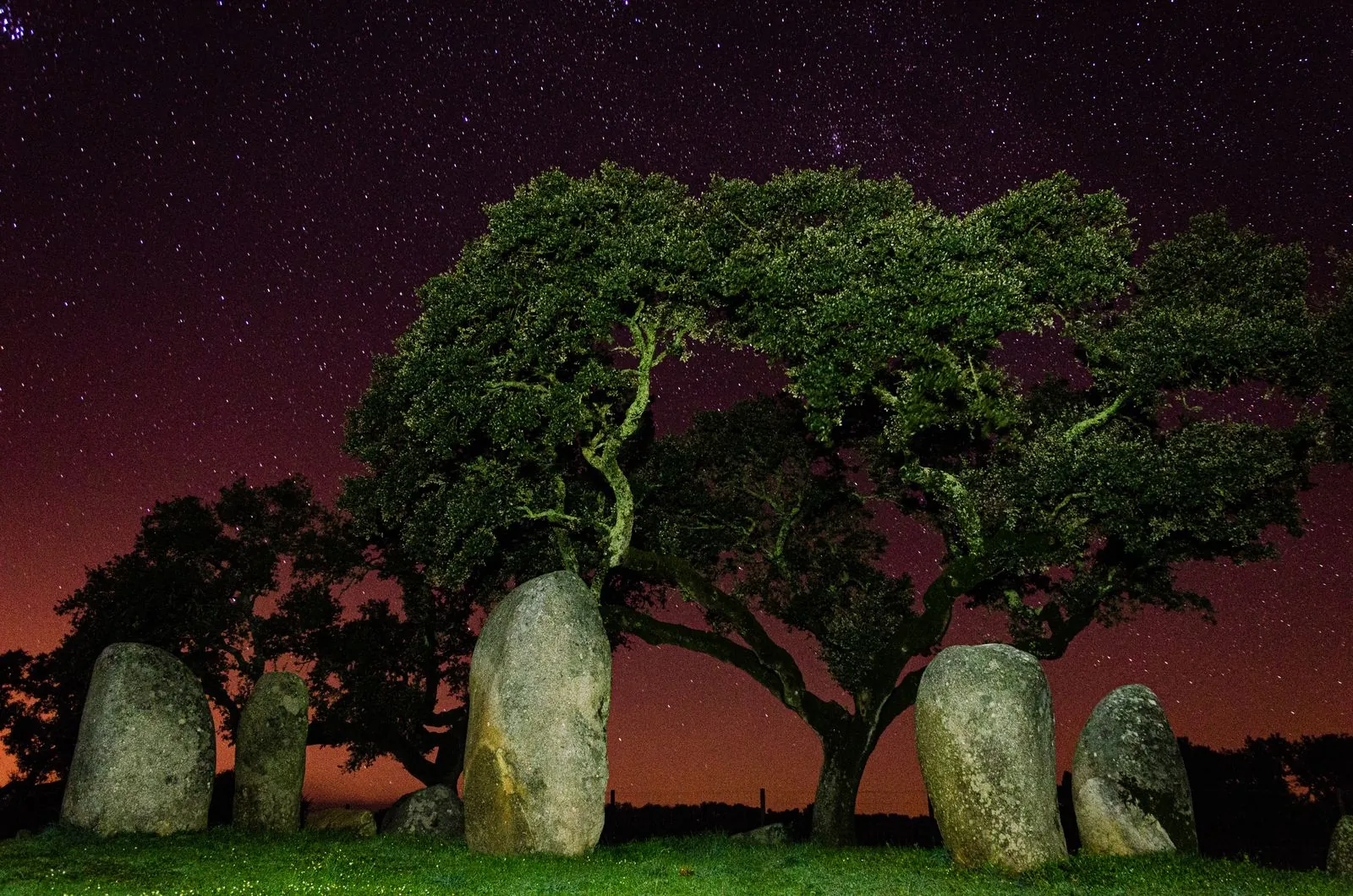 Wandelen langs de megalithische monumenten van Almendres