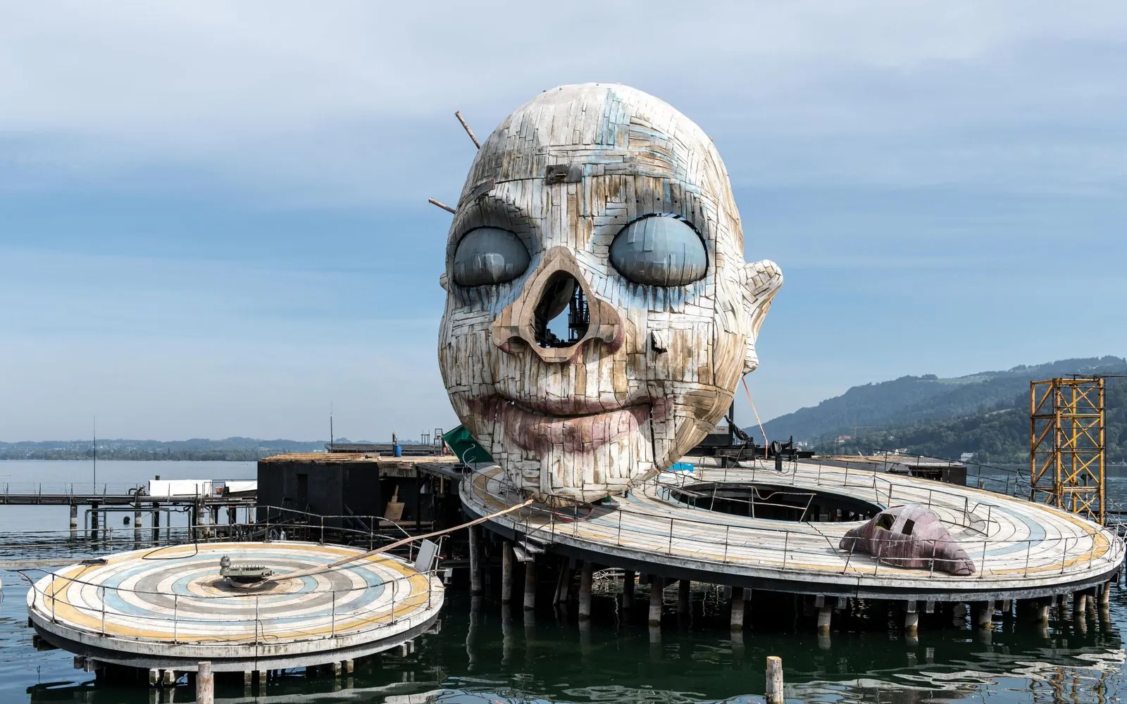 De moderne kunst van het Kunsthaus Bregenz