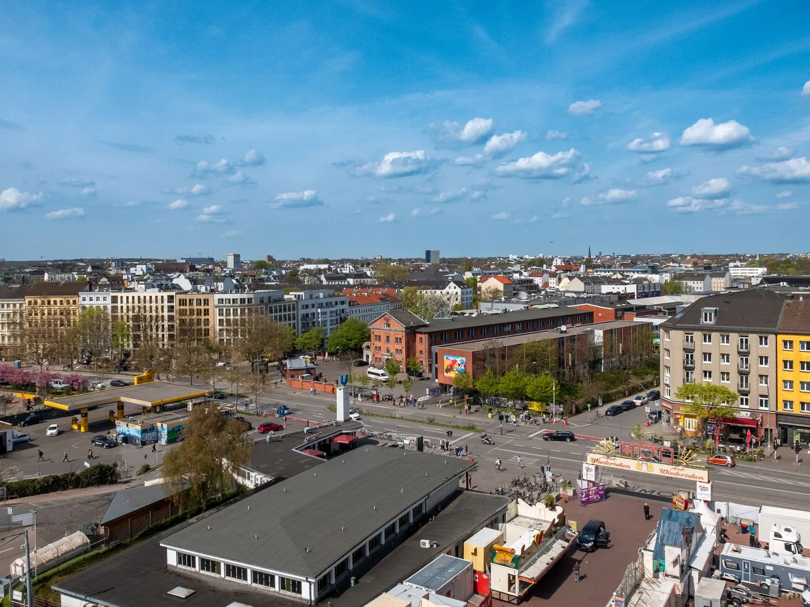 Cafés en markten in de wijk Ehrenfeld