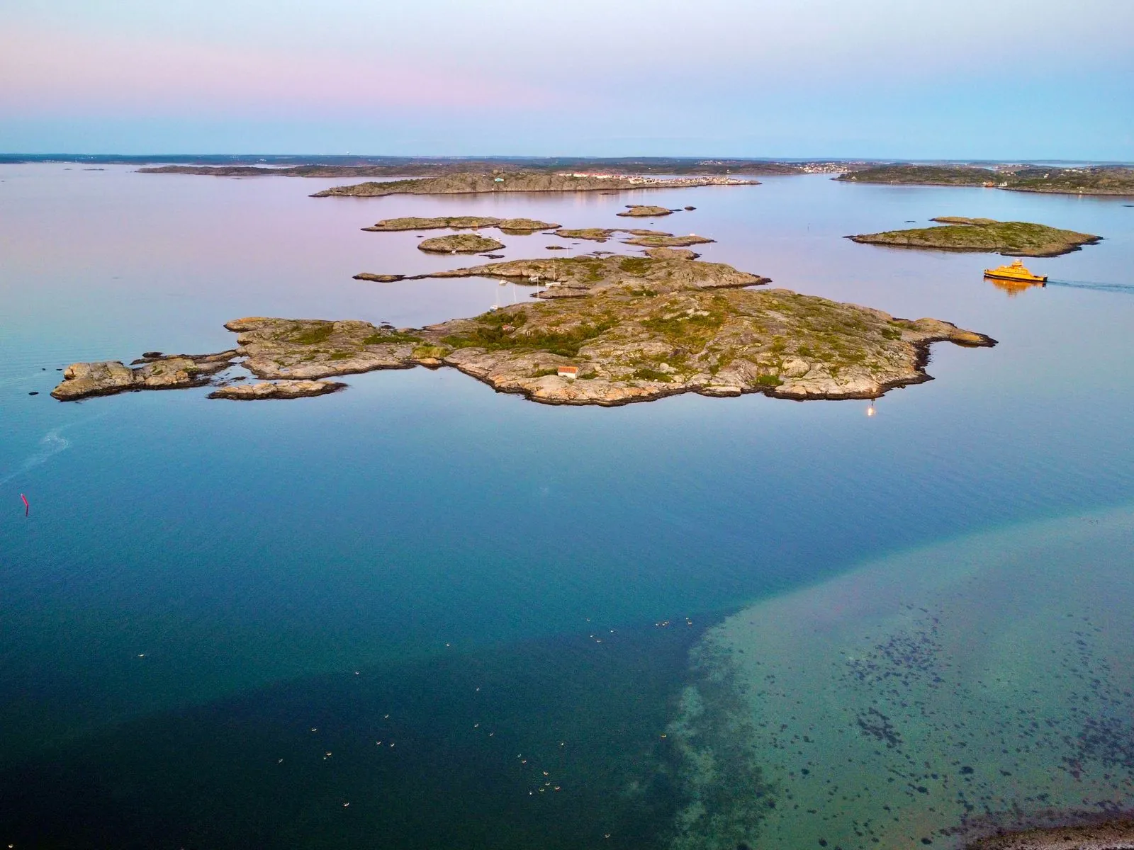 Het unieke landschap van het eiland Ulvön