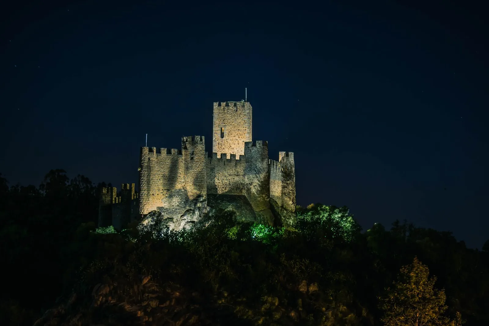 Bezoek aan het kasteel van Almourol met kinderen