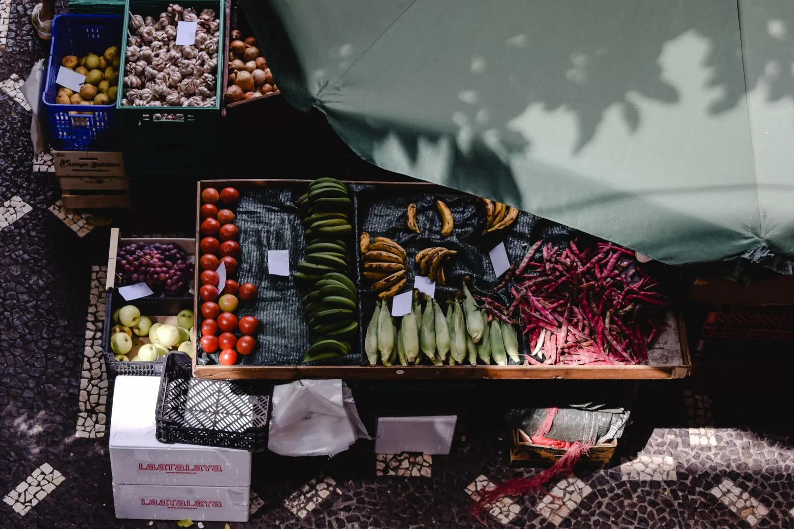 De kleurrijke markt Mercado dos Lavradores in Funchal