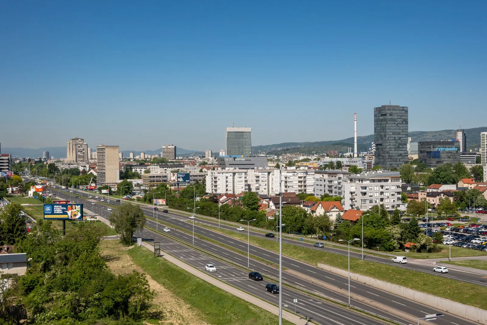 Uitzicht op de stad vanaf de Lotrščak-toren
