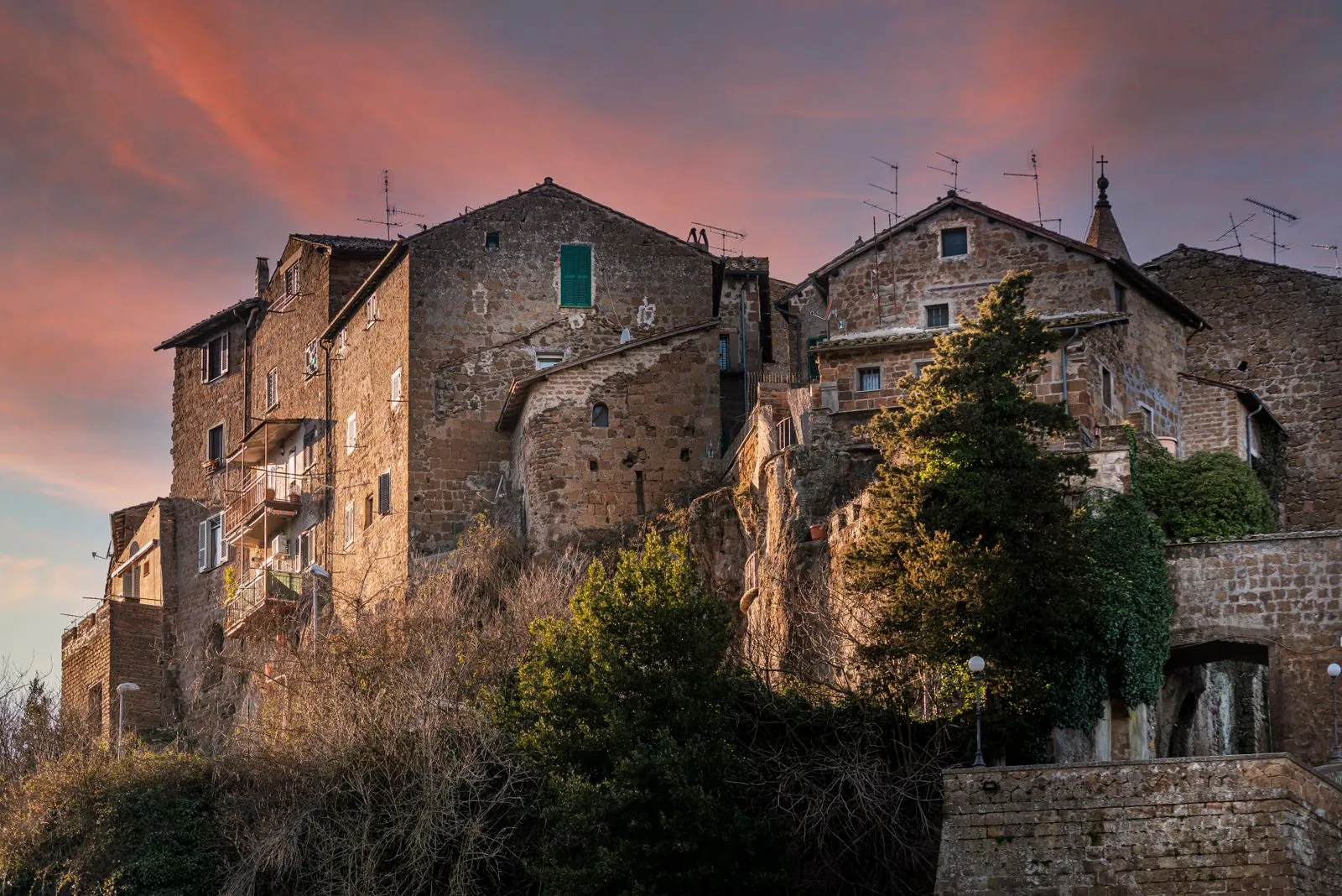 Middeleeuwse charme in het dorp Calcata