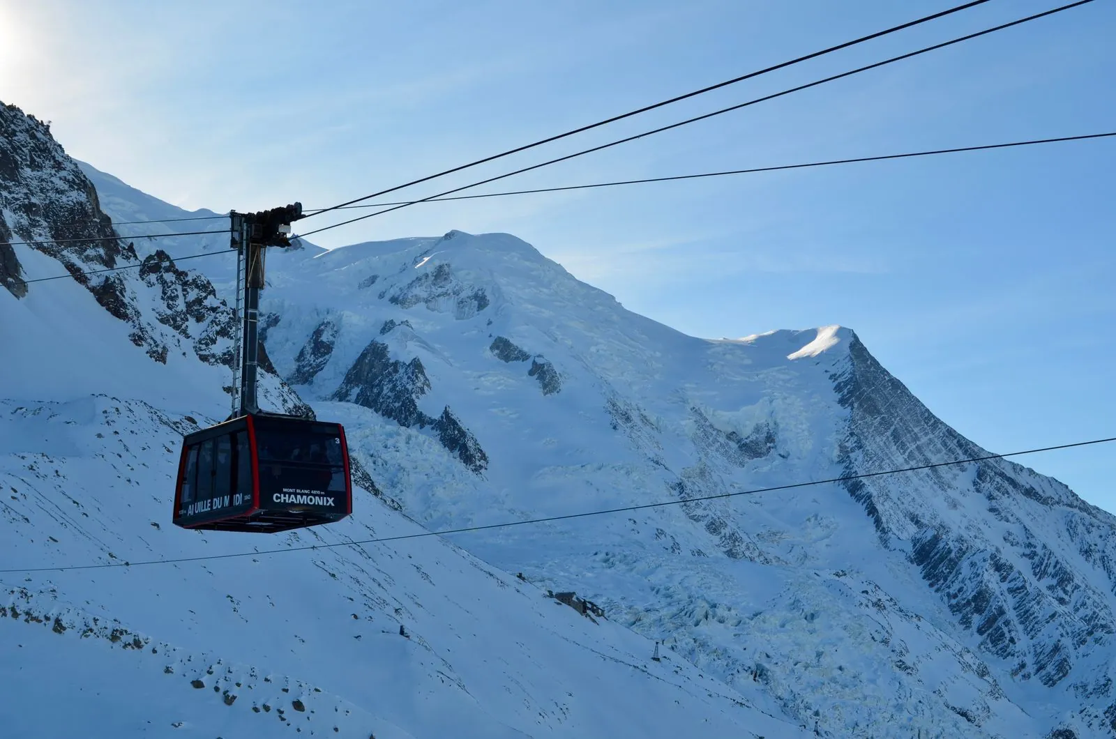Hoe lang duurt een rit met de kabelbaan naar Aiguille du Midi