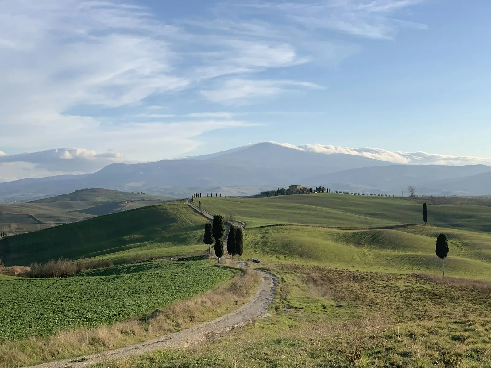 Fietsroute van het historische centrum naar de heuvels van Monte dei Cappuccini