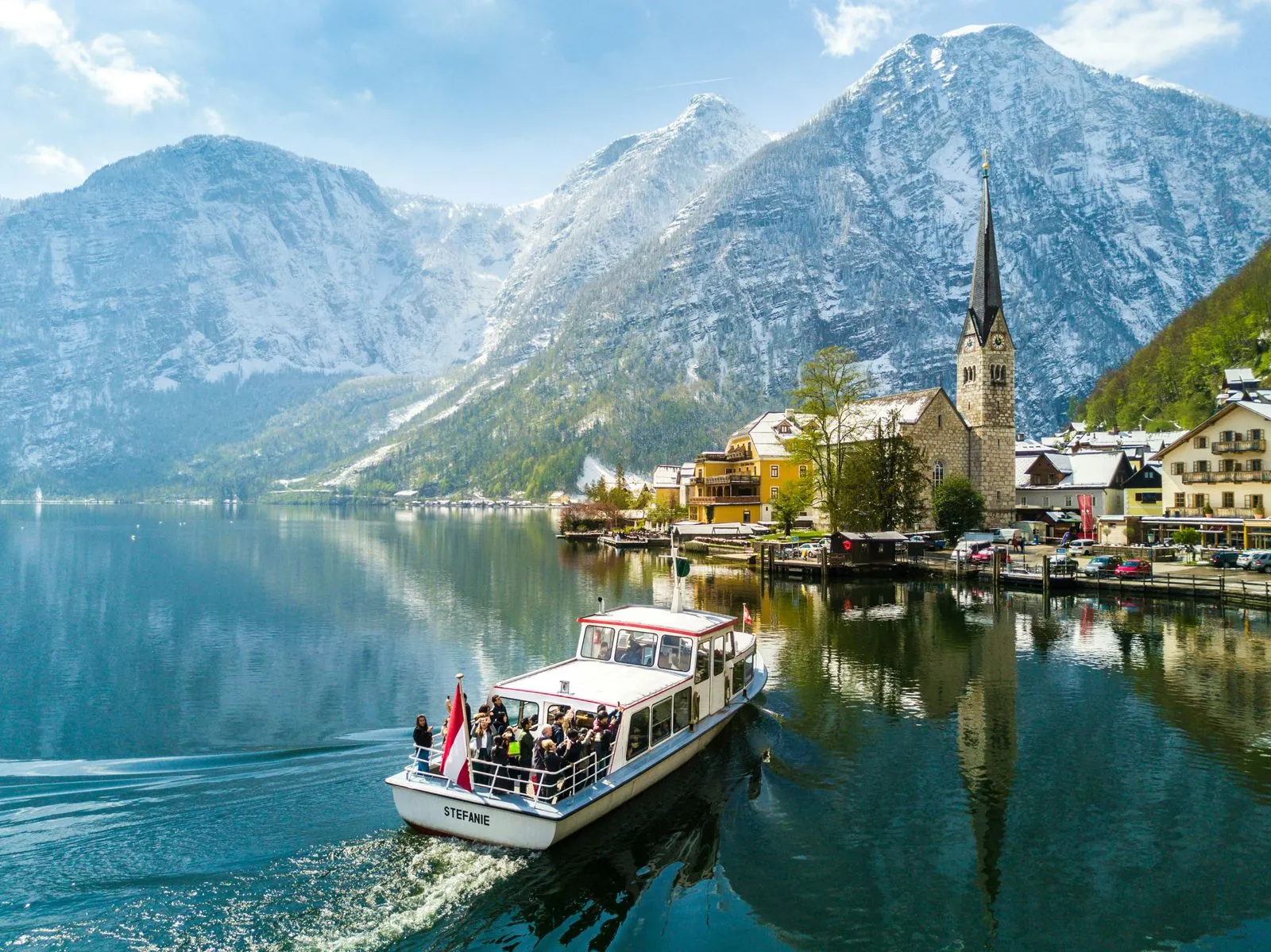 Boottocht over de meren van Salzkammergut