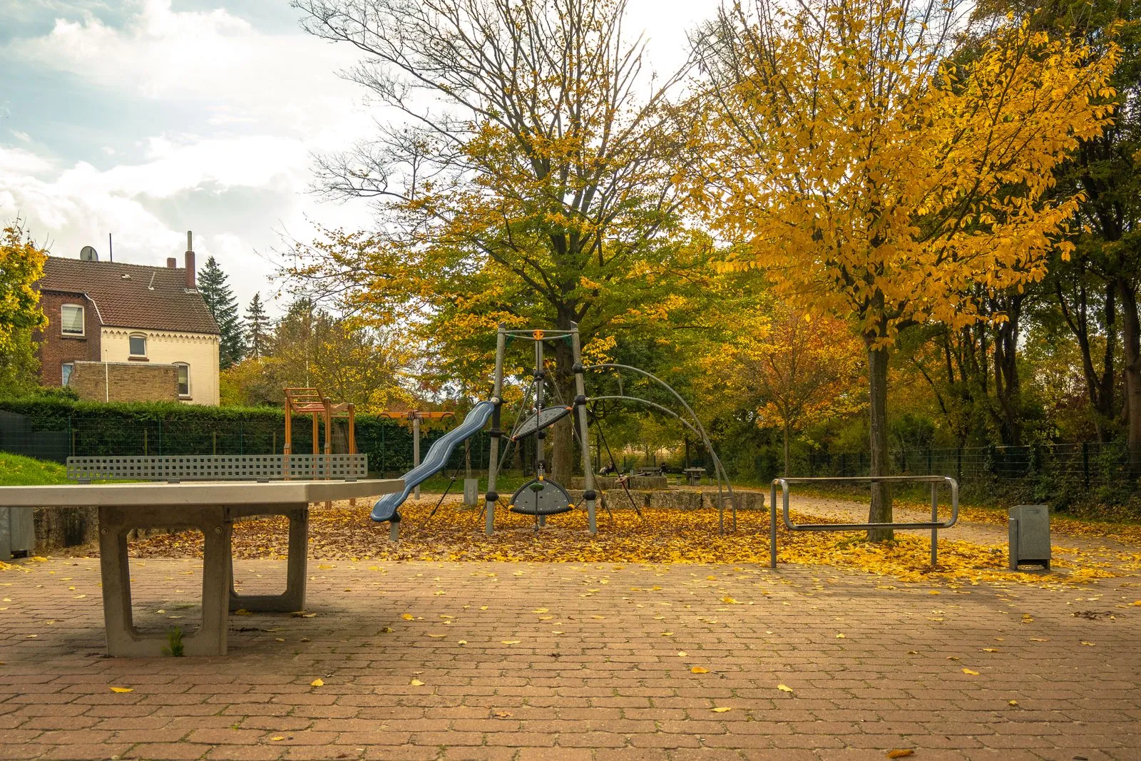 Plezier voor kinderen in Parc de la Boverie speeltuin