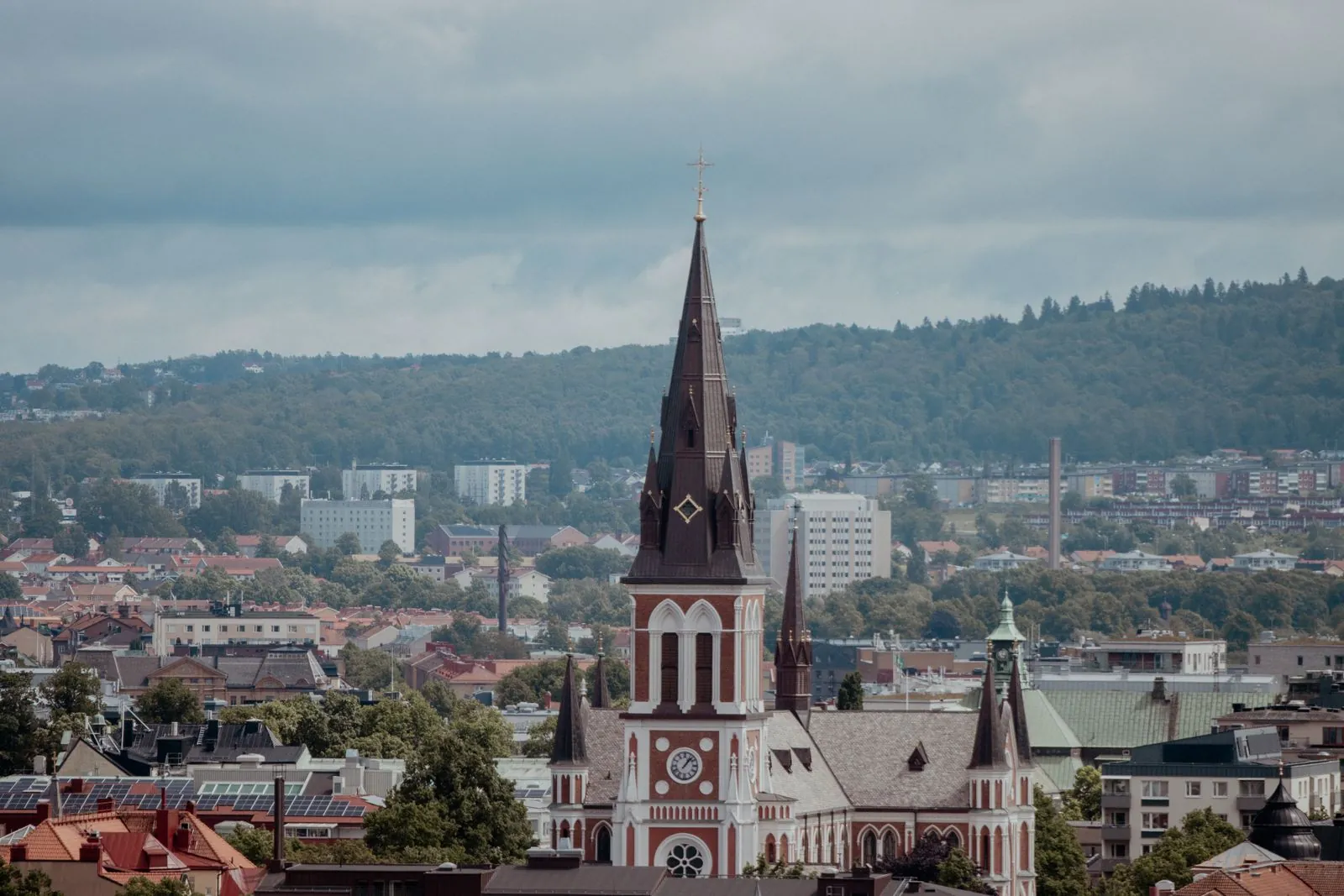De gotische kathedraal van Linköping