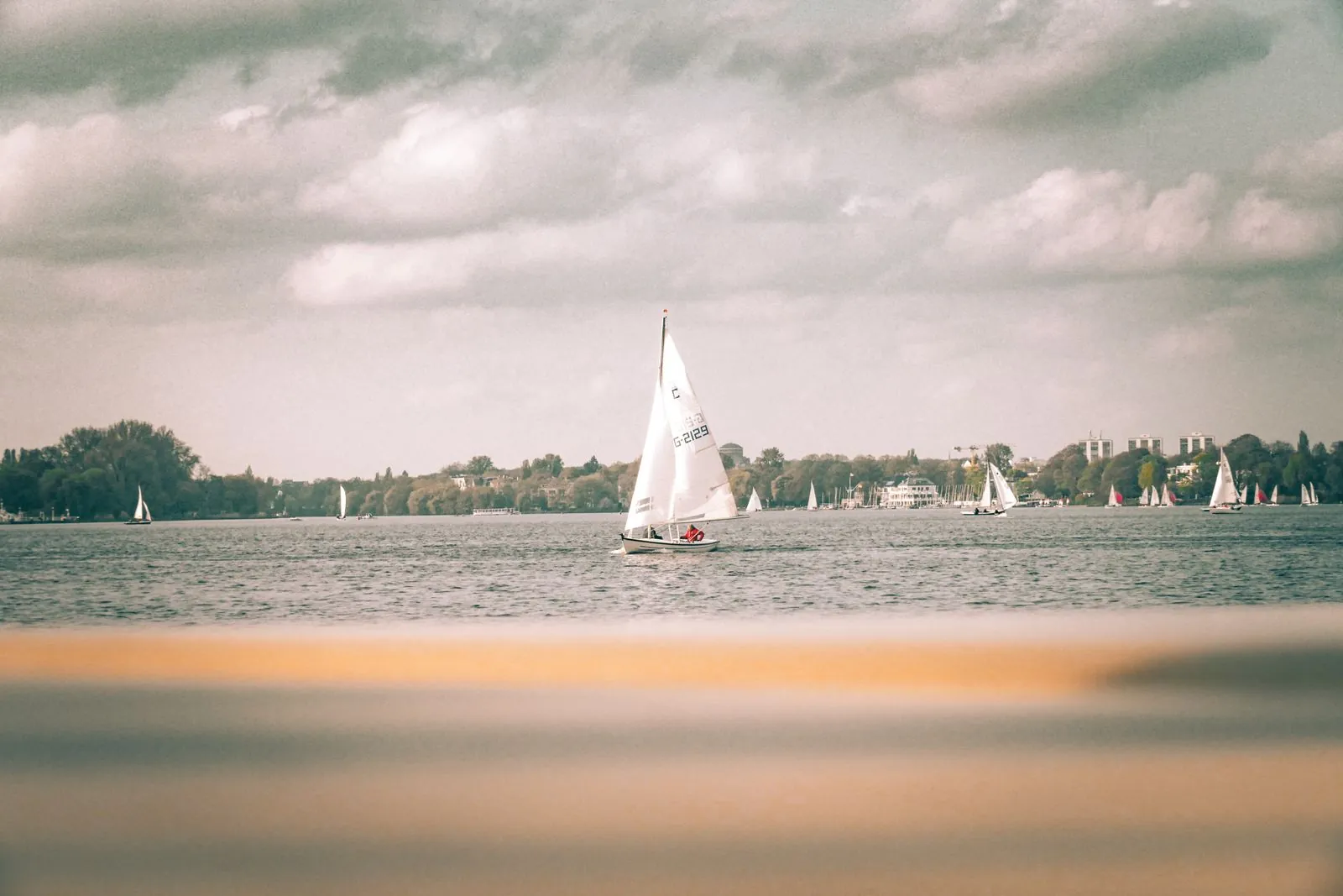 Zeilen op de Alster bij de Alstersegler.