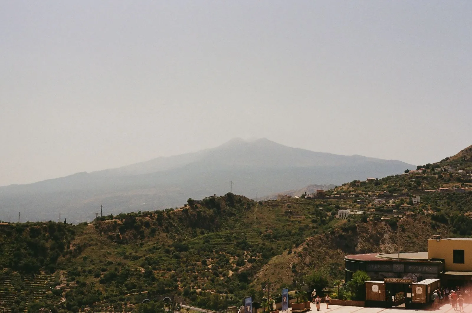 De majesteit van de Etna-vulkaan