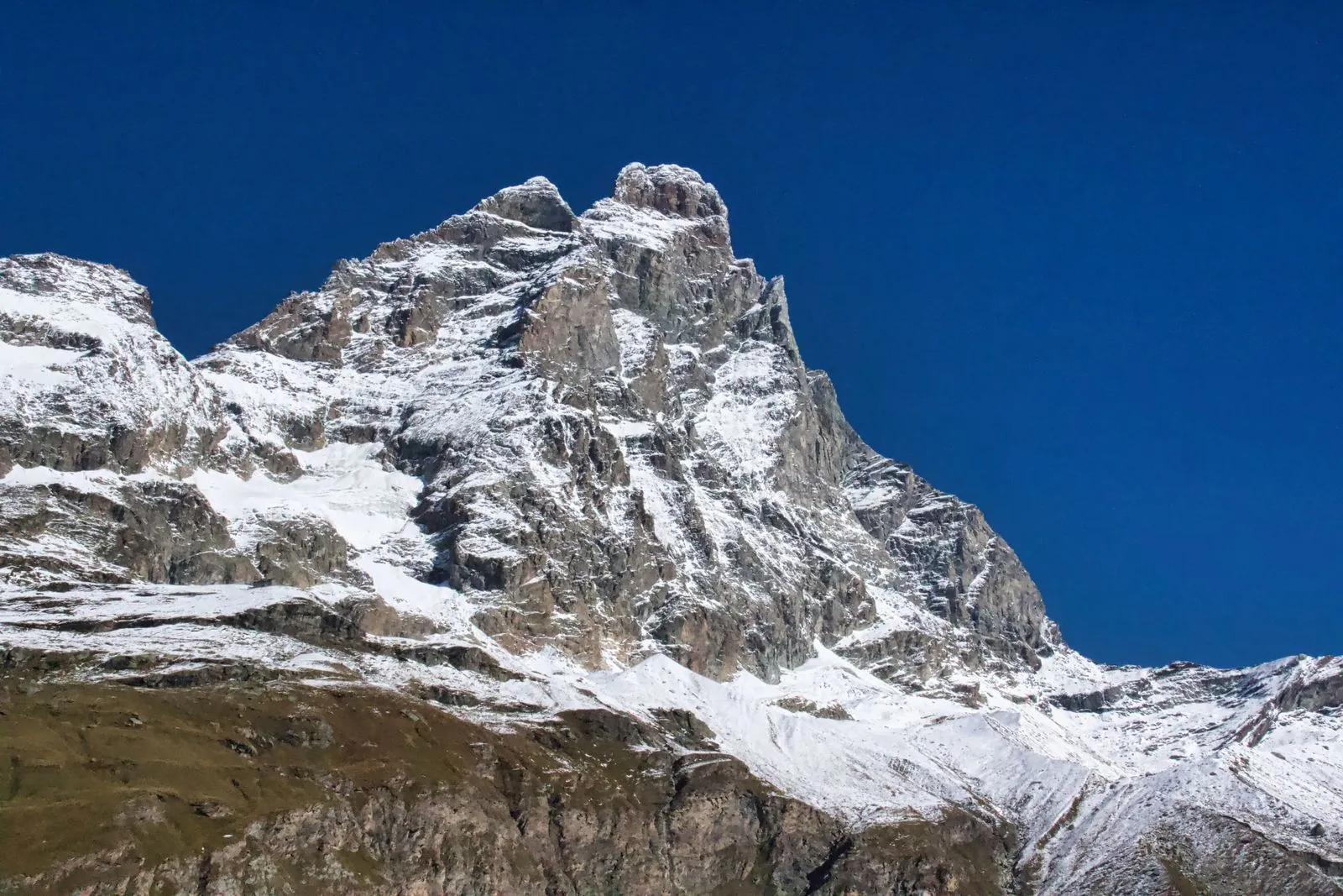 Skiën op de hellingen van de Matterhorn