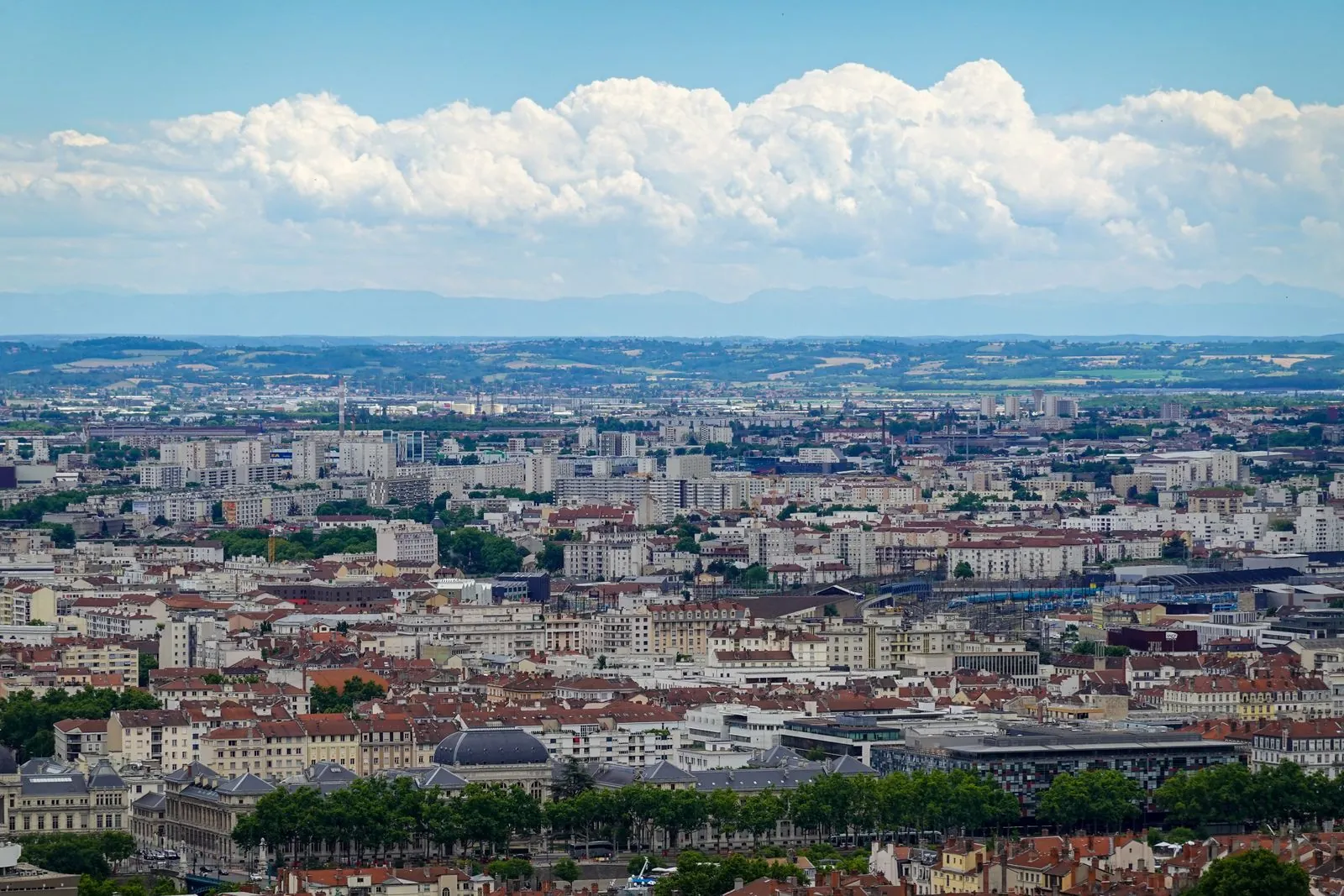 Toplocaties voor uitzicht over de stad Lyon