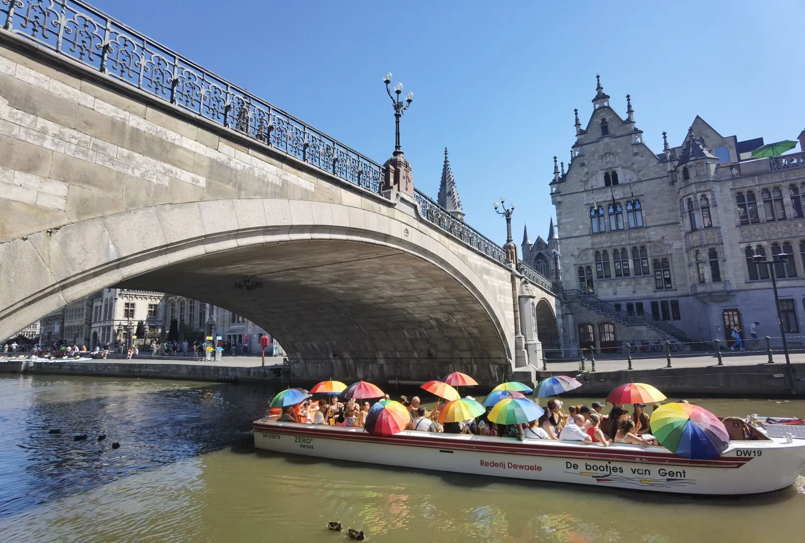 Hoe lang duurt een boottocht door Gent met kinderen