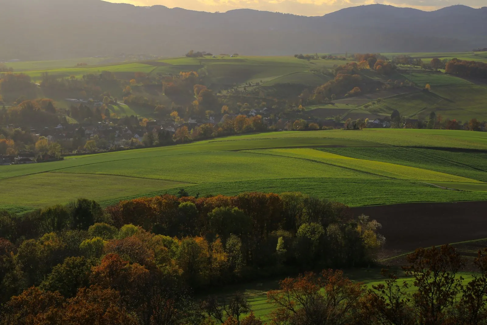 De  heuvels van het Hessische Bergland