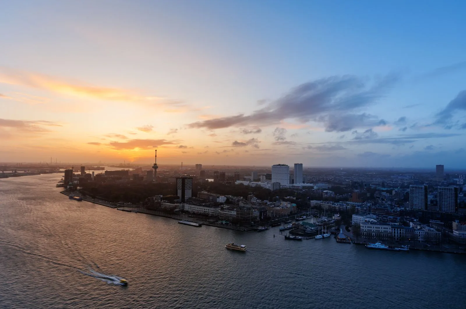 Waar kun je het beste uitzicht over de haven krijgen