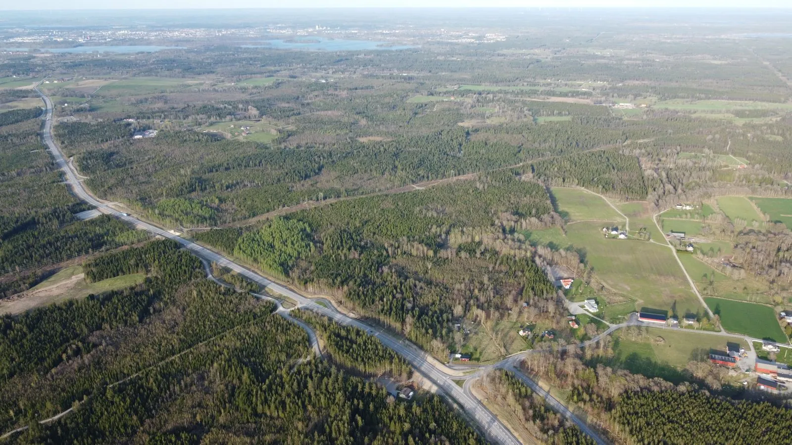 De charme van het stadscentrum van Växjö