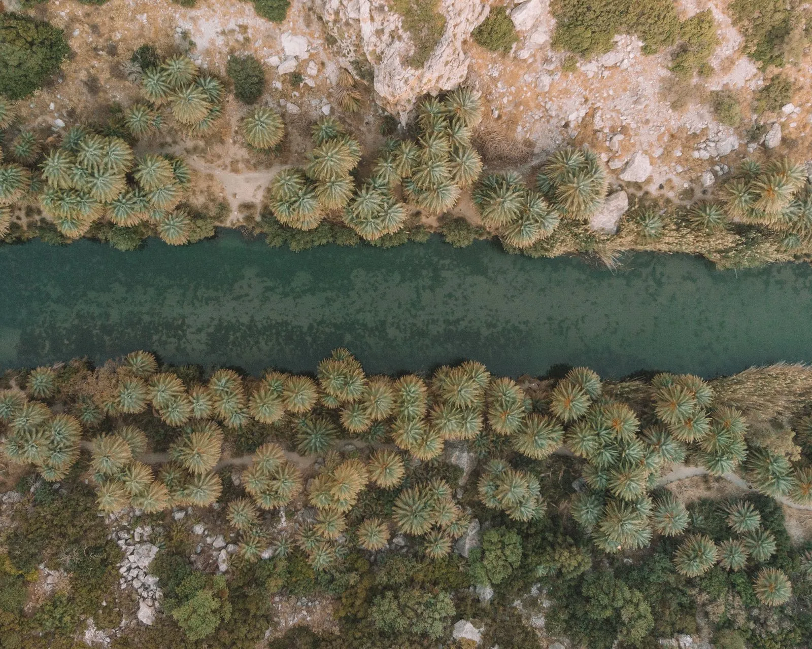 Rust en schoonheid bij Preveli strand
