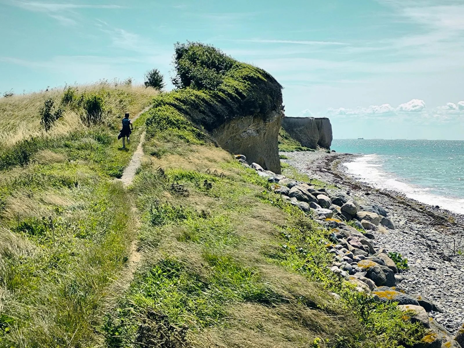 Wandelroutes op het Hindsgavl-schiereiland