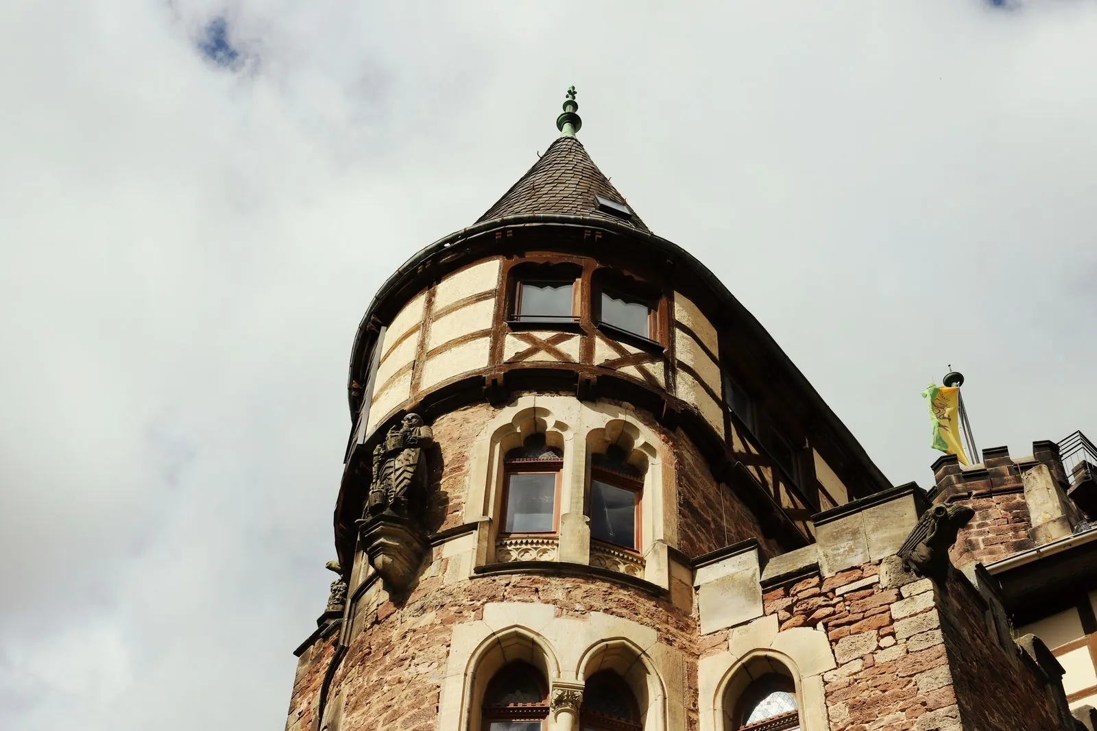 De historische architectuur van kasteel Hanau