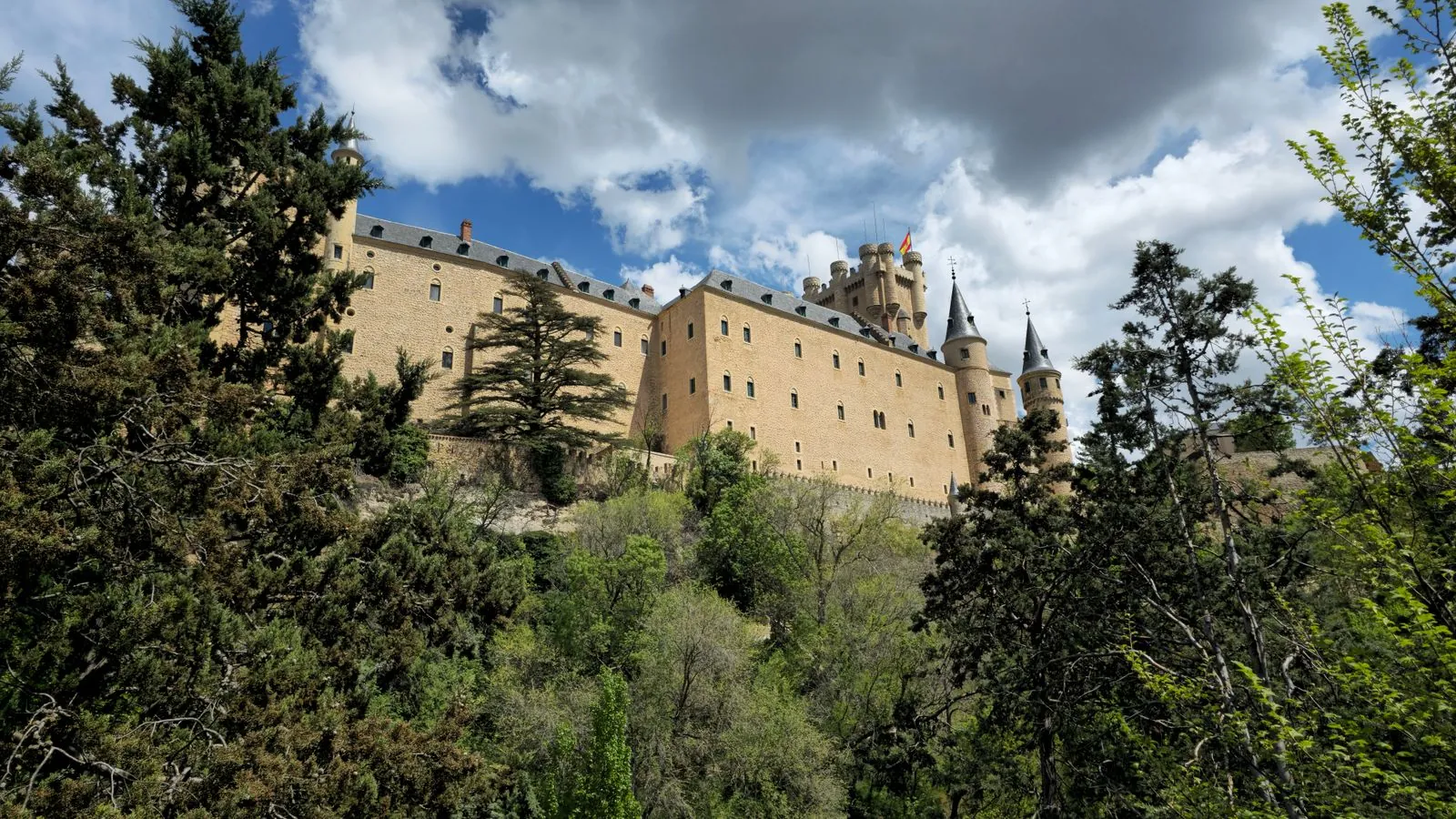 Het koninklijke kasteel van Segovia