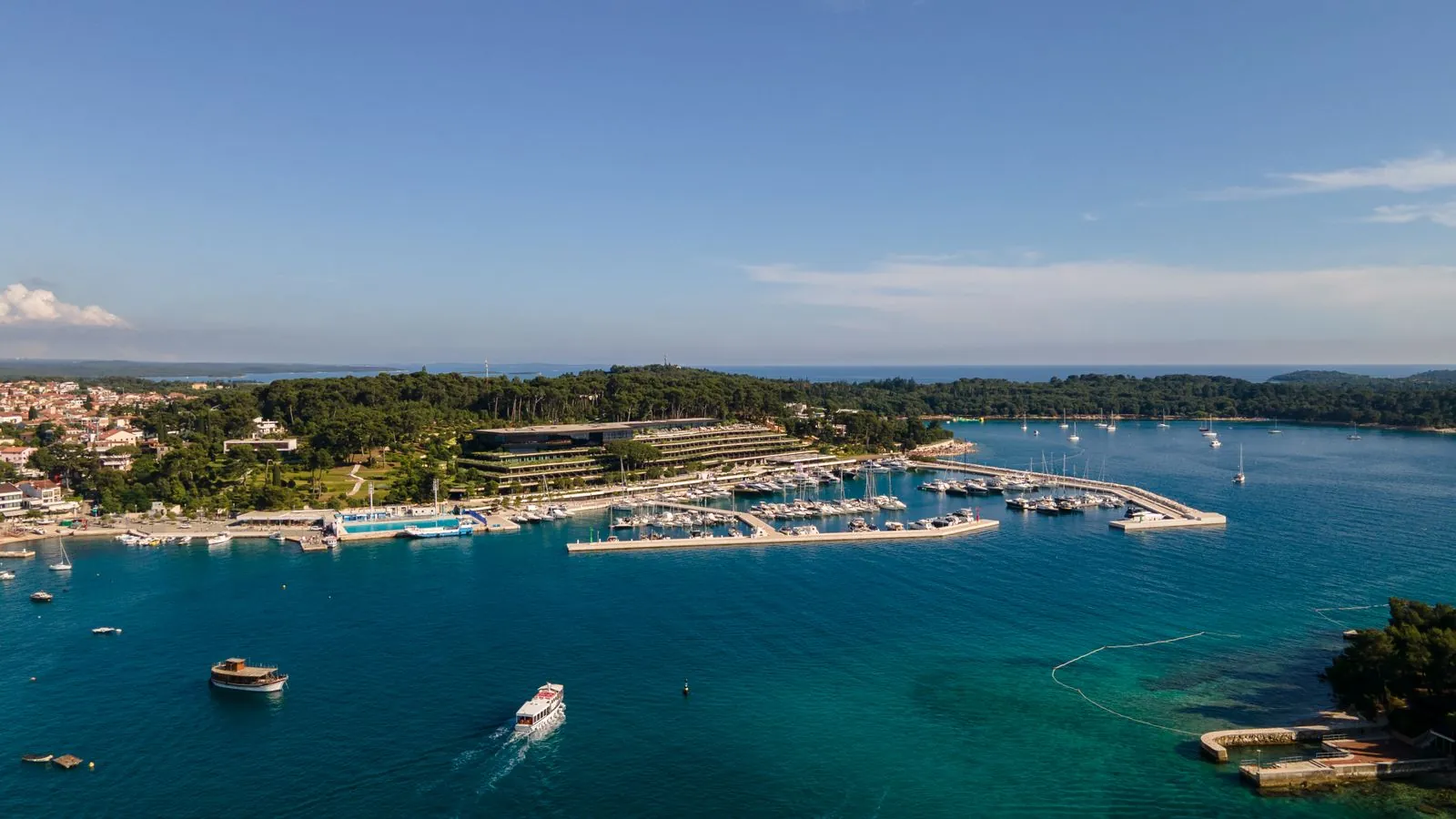 Haven en stranden van Rovinj