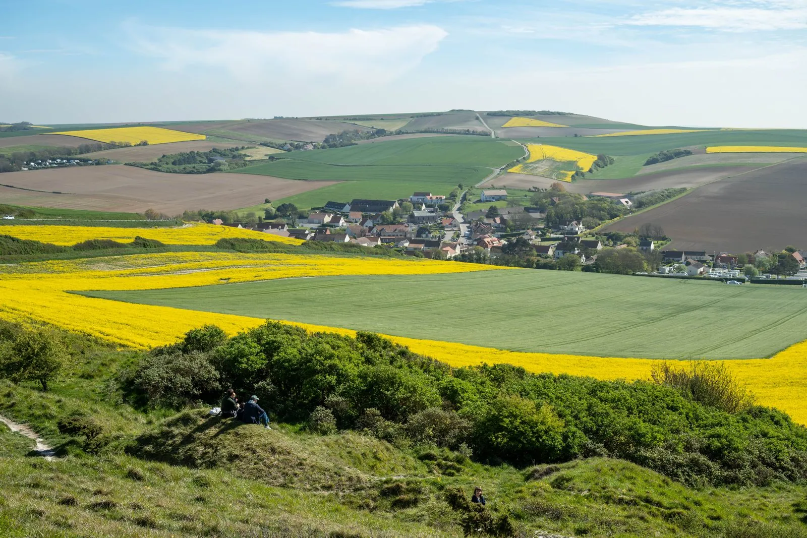 Wandelen in de heuvels van Avesnois