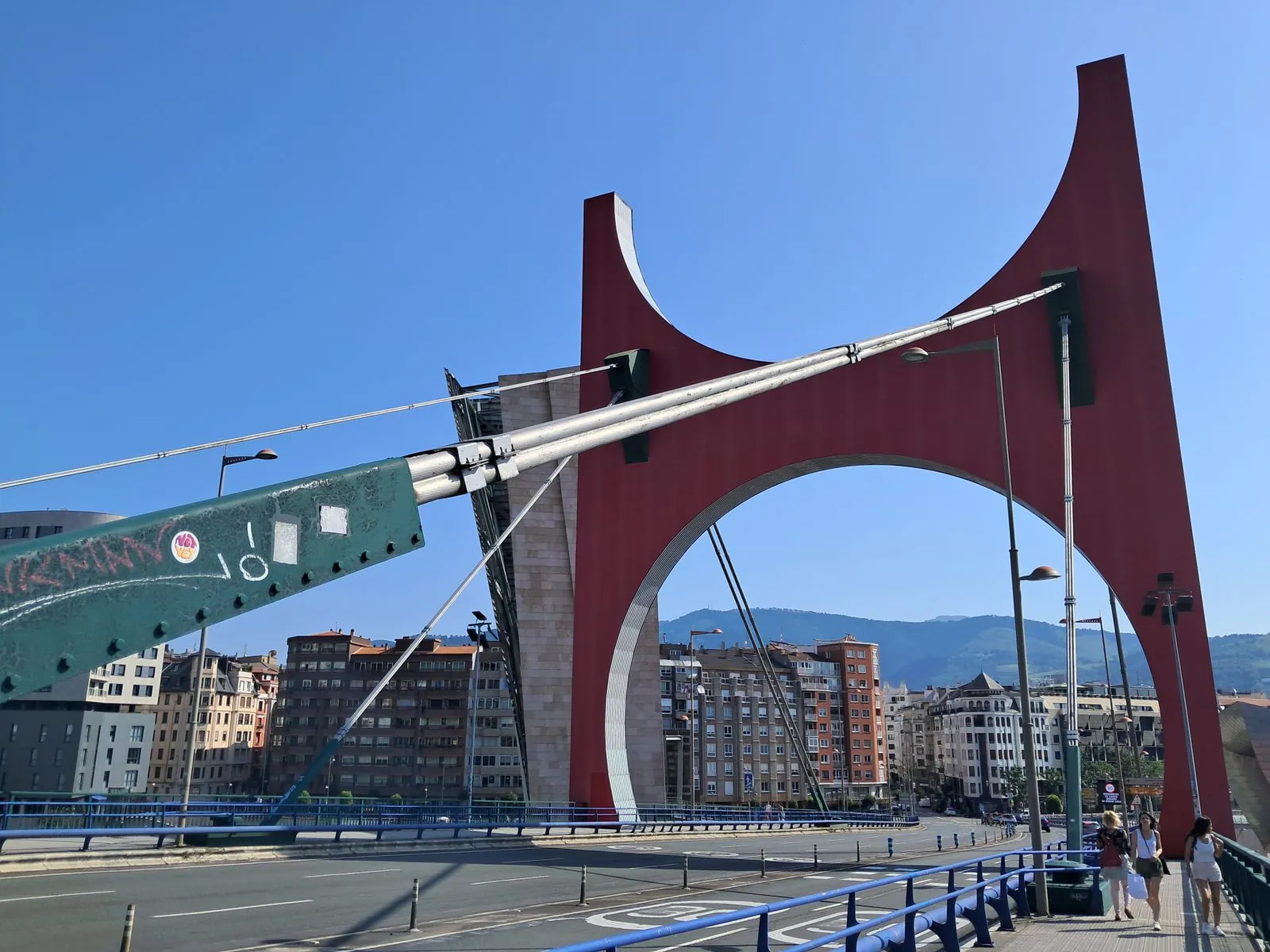 Met de kabelbaan naar uitzichtpunten in Bilbao